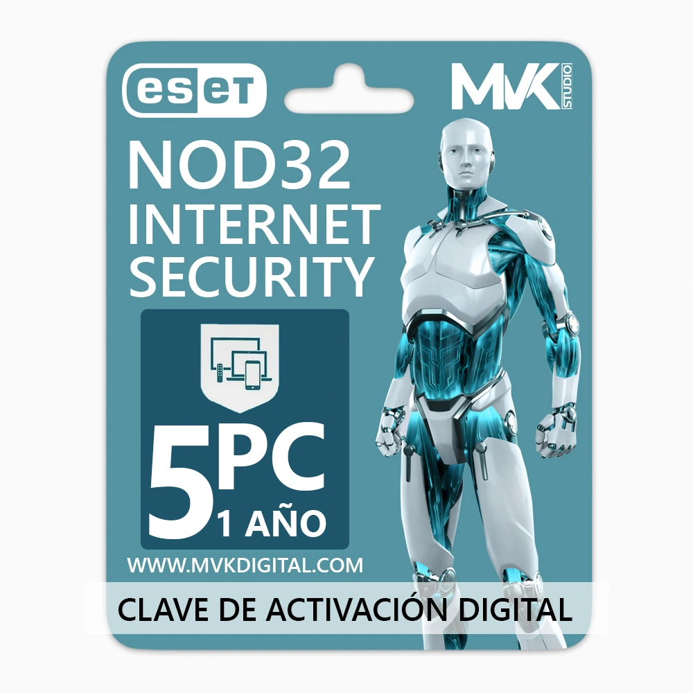 Antivirus ESET NOD32 Internet Security 5PC 1 Año