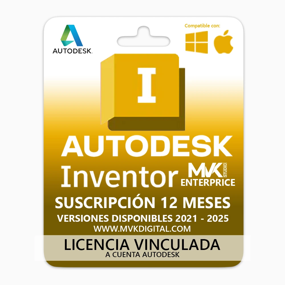 Licencia de Inventor Enterprice Suscripción 1 Año