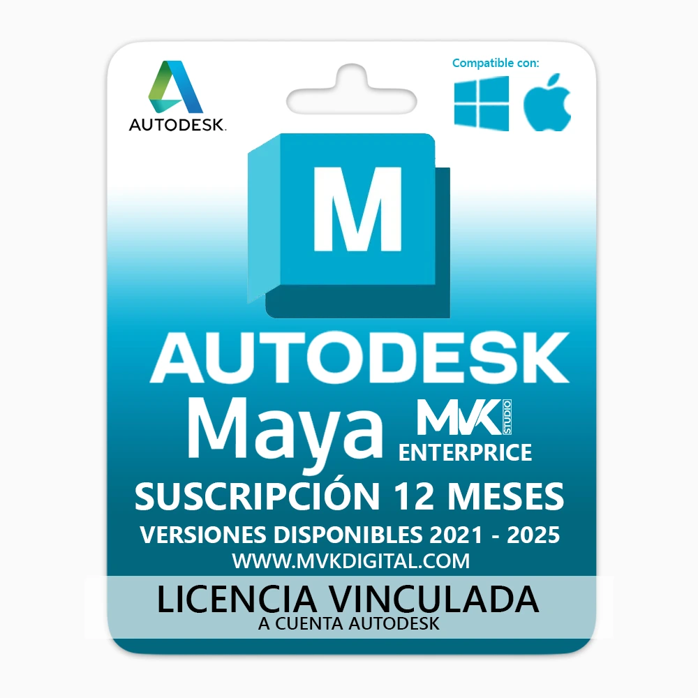 Licencia de Maya Enterprice Suscripción 1 Año