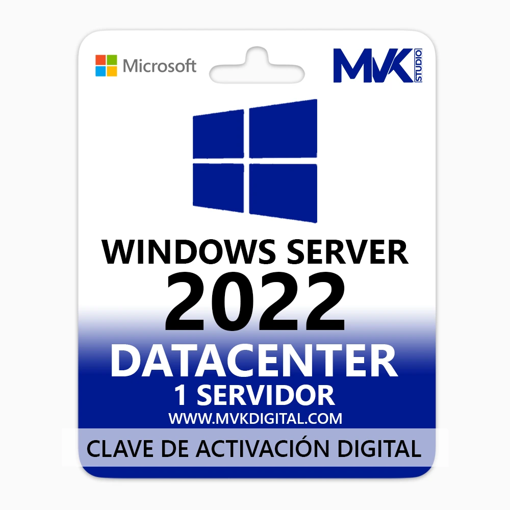 Licencia de Windows Server 2022 Datacenter