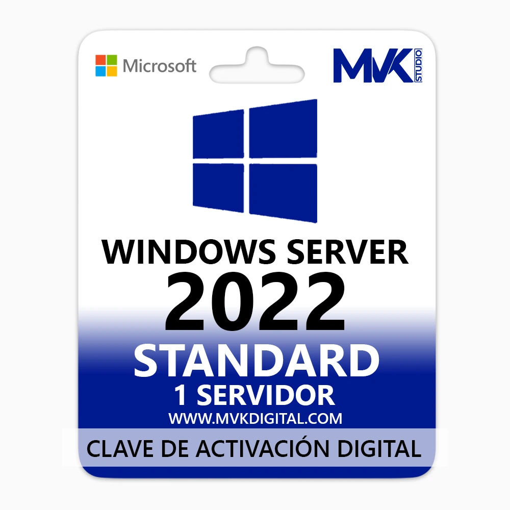 Licencia de Windows Server 2022 Standard