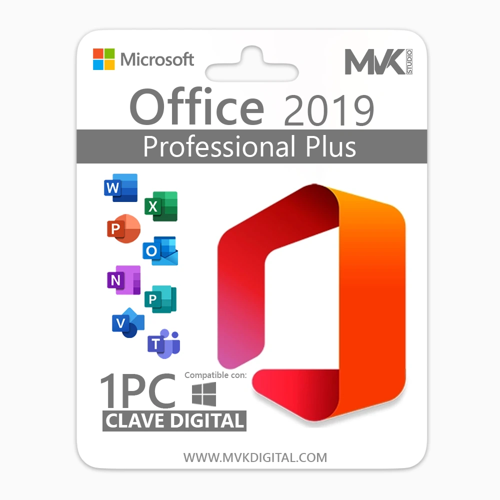 Licencia Office 2019 Professional Plus 1PC